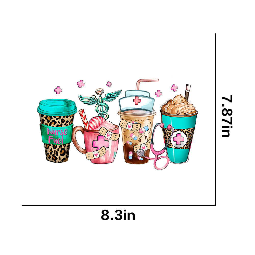 Wholesale 10pcs/pack thermal transfer printing hot stamping clothe